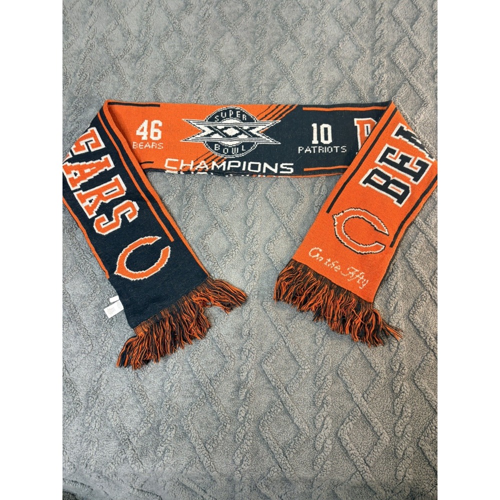 Chicago Bears Super Bowl 49 Champions Scarf Forever NFL 2015